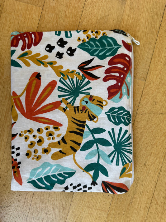 Pochette en tissu doublée